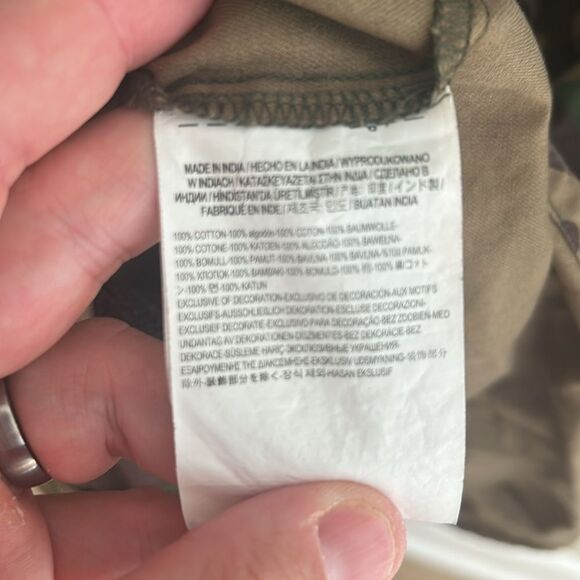 VANS Women's Camouflage Snap Front Long Sleeve Shirt Dress Pockets. Size M - Picture 5 of 5